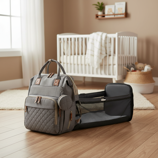 NELORI Baby Diaper Bag Backpack and Changing Station
