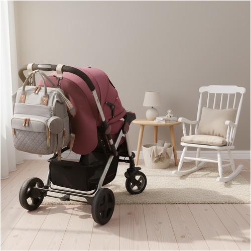 NELORI Baby Diaper Bag Backpack and Changing Station